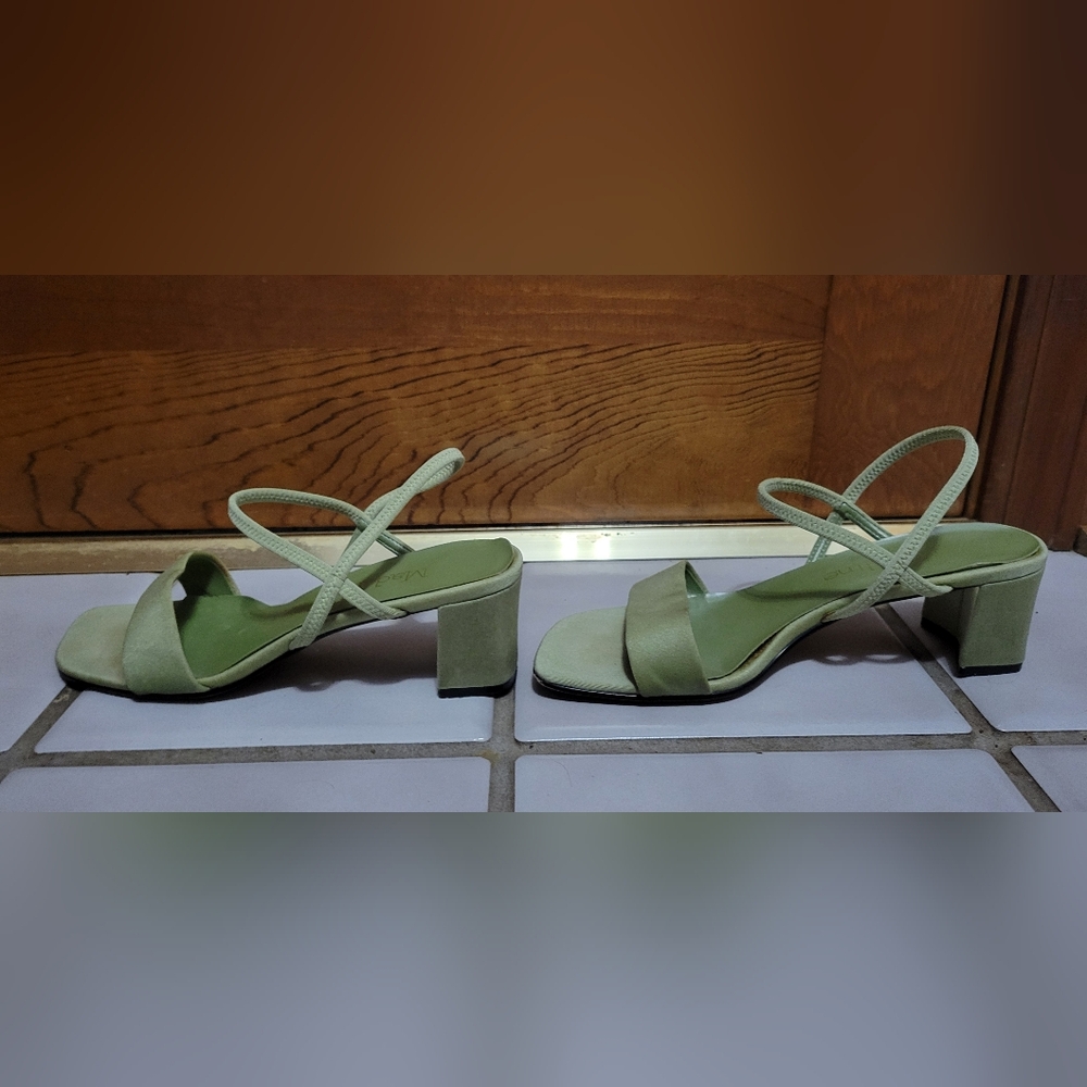 Y2K Green Strappy Women's Sandals